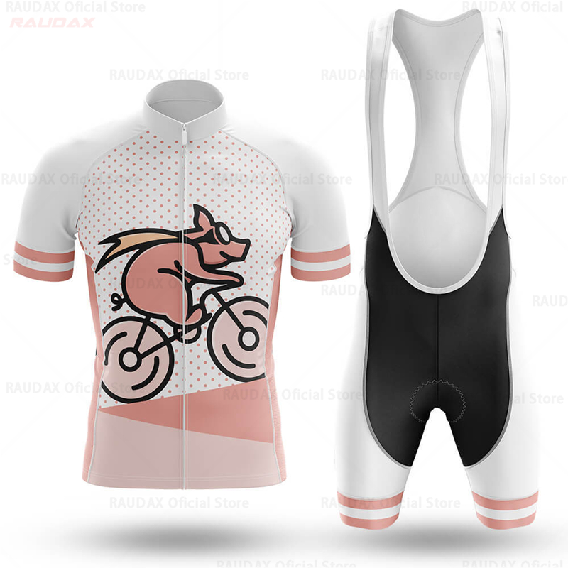 Men's Funny Pig Cartoon Anime  - đánh giá và giá Cycling Bib Shorts