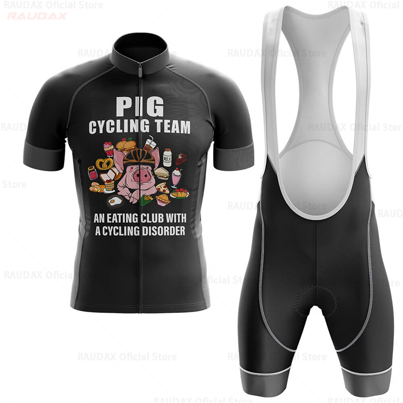 Men's Funny Pig Cartoon Anime  - đánh giá và giá Cycling Bib Shorts