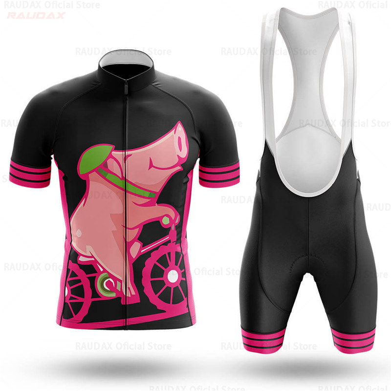 Men's Funny Pig Cartoon Anime  - đánh giá và giá Cycling Bib Shorts